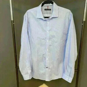Calvin Klein Men's Dress Shirt‎ Button Down Size 16.5 34/35 Long Sleeve